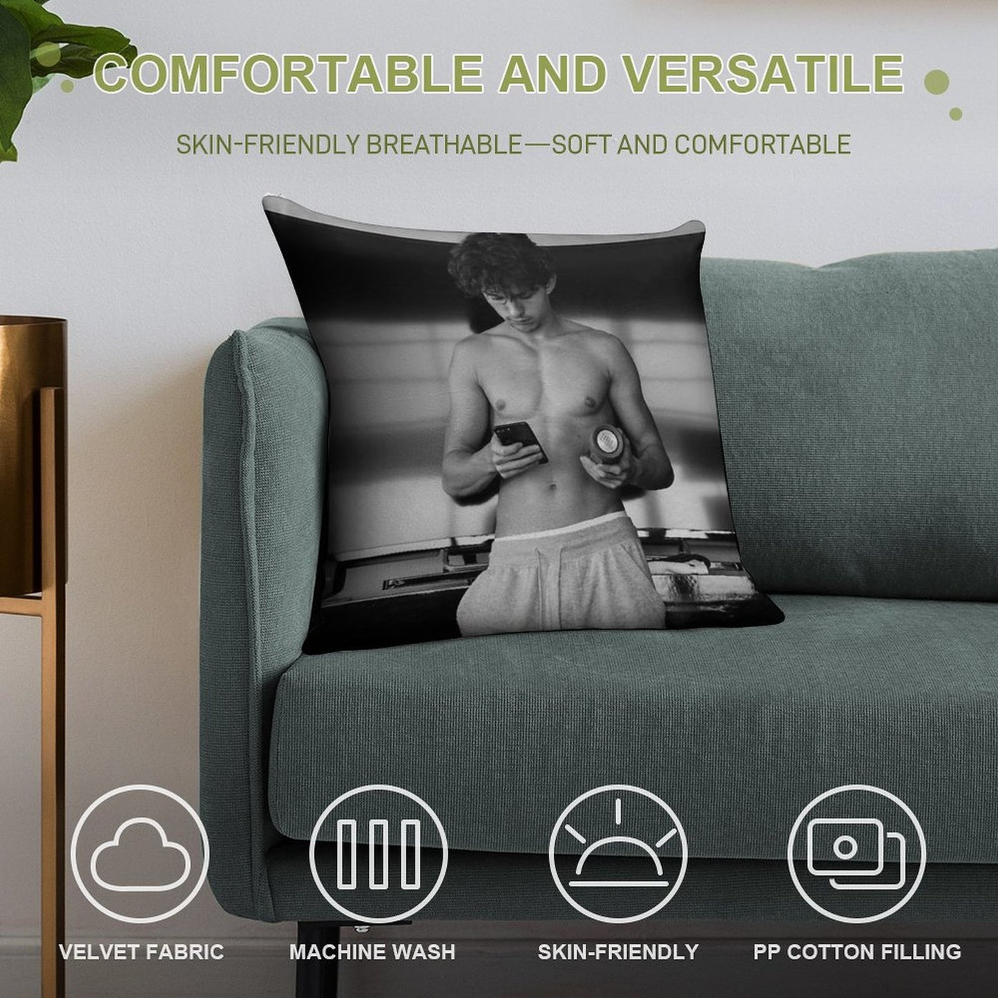 Tom Holland Soft Style Accent Throw Pillow