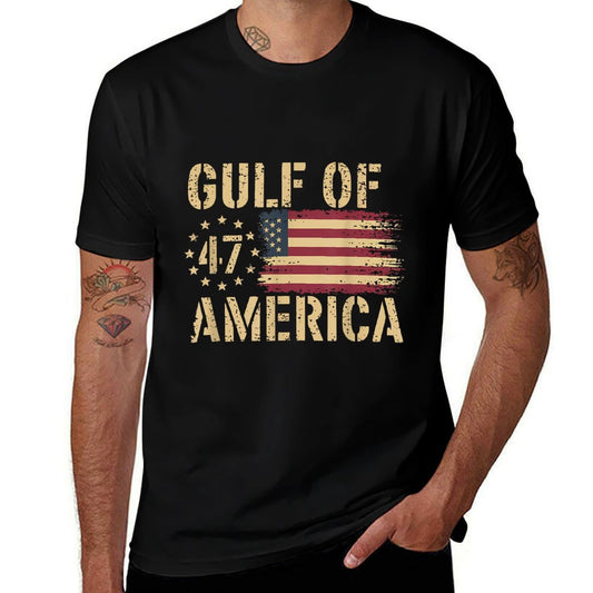 Gulf Of USA America Oversized Silhouette T-Shirt