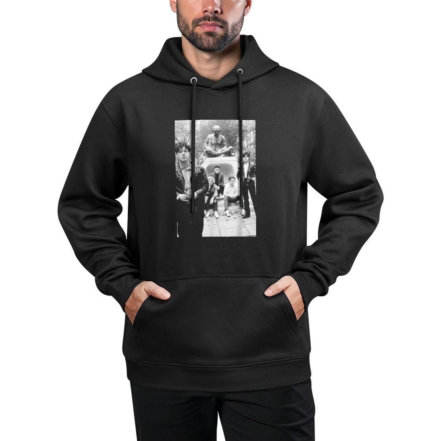 Simple Minds Band Shot By Virginia Turbett Medium-Weight Fabric Hoodie