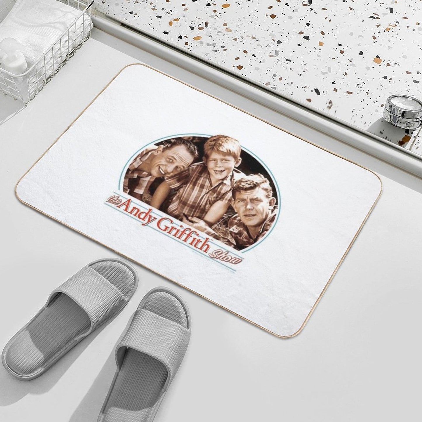 ANDY GRIFFITH 3 AMIGOS  Non-Slip Bath Mat