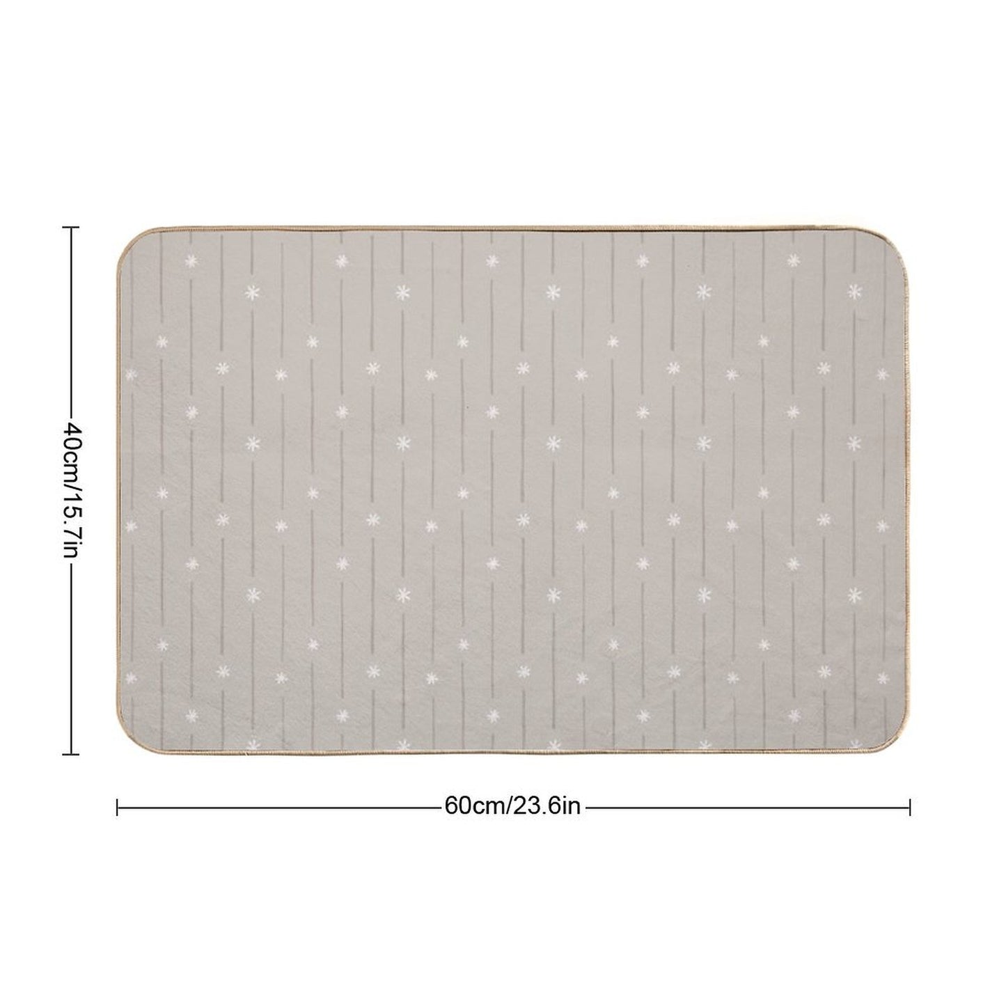 Swan River [taupe]  Eco-Friendly Bath Mat