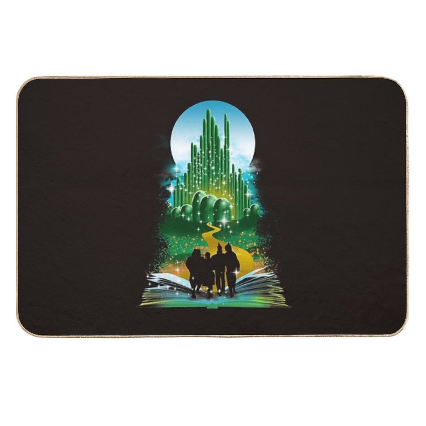 Book of Wizard  Non-Slip Bath Mat