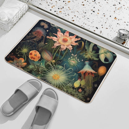 A.I. Gardens  Sampling Masters  Ernst Haeckel + James McNeill Whistler  Versatile Bath Mat