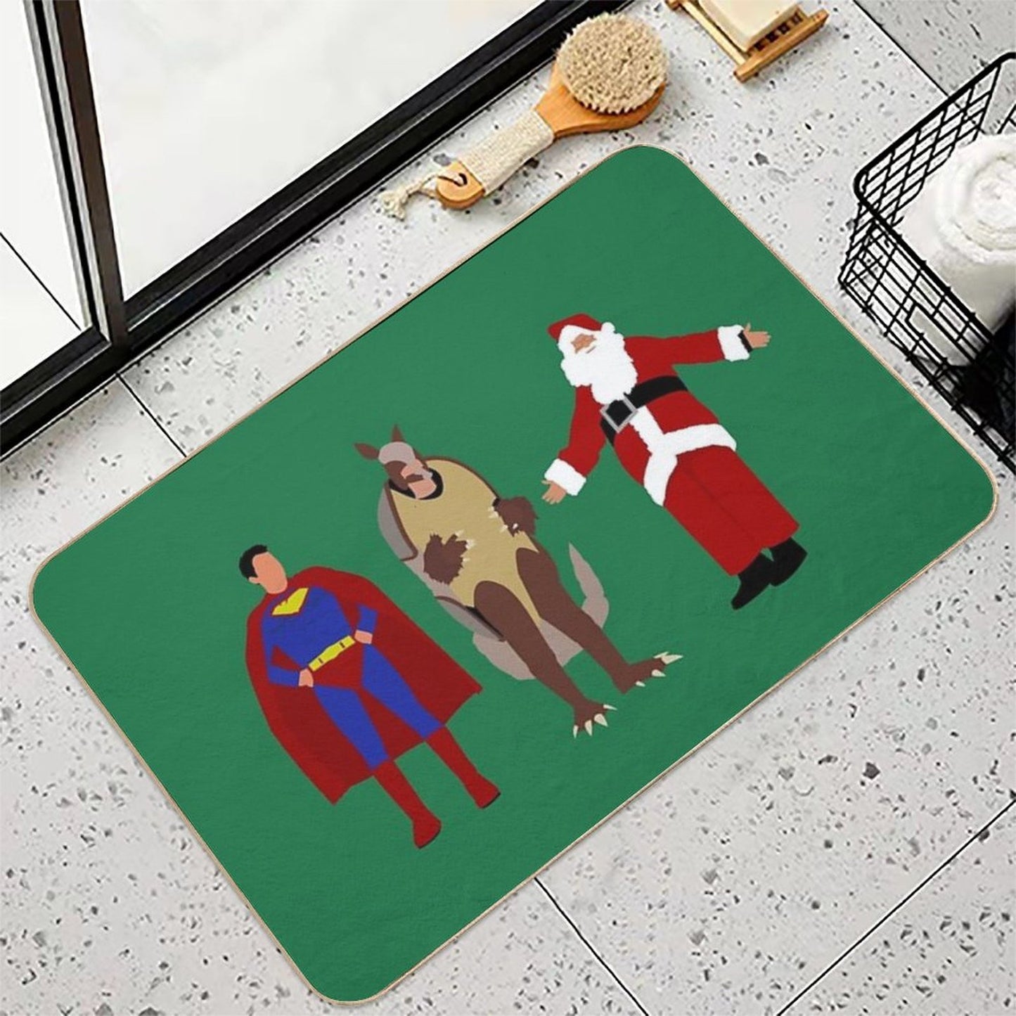 The Christmas Heroes  High-Traffic Bath Mat