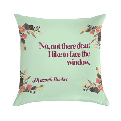 Hyacinth Bucket Quotes Soft Bedroom Essential Throw Pillow
