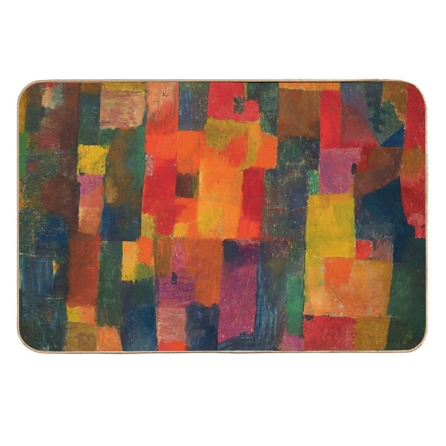 Paul Klee - No Title - Ohne Titel  Slip-Resistant Bath Mat