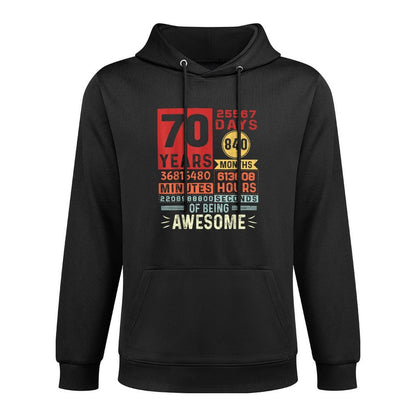 Seventy Years of Being Awesome 70 Years Old 70th Birthday Casual Wear Hoodie
