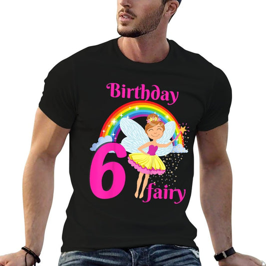 Kids Fairy Birthday Party 6 Years Old Fairy Birthday Party Theme  Classic T-Shirt