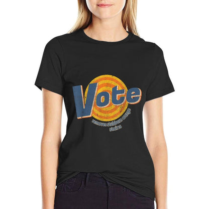 Vote - Remove Stubborn Orange Stains - Anti Trump - Election  Oversized Silhouette T-Shirt