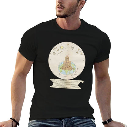 The Practical Process of Holding Communion with The Universal Self Infinite Spirit Or God  Heathered Texture T-Shirt