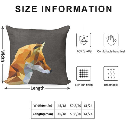 LP Fox Soft Home Decor Throw Pillow