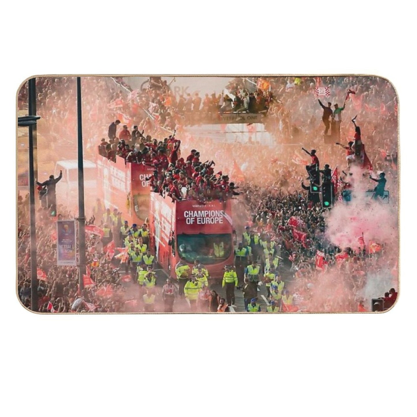 This Is Liverpool - Champions of Europe  Easy Maintenance Bath Mat