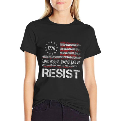 Resist Trump Protest Anti Political US We The People  Vintage-inspired T-Shirt