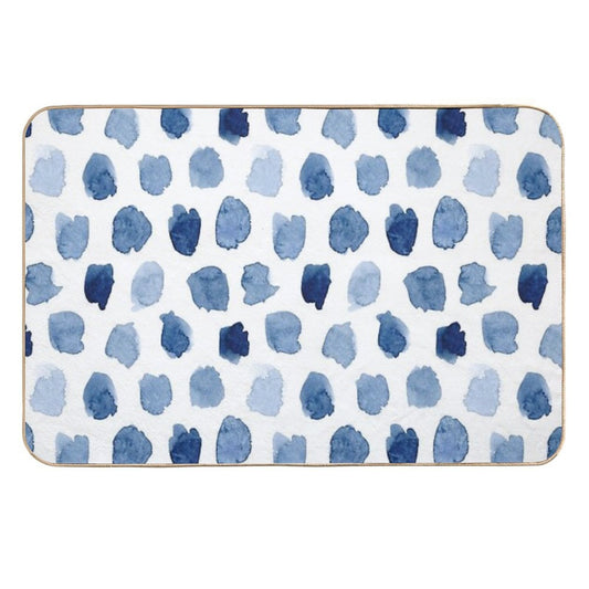 Indigo Love  Anti-Trip Bath Mat