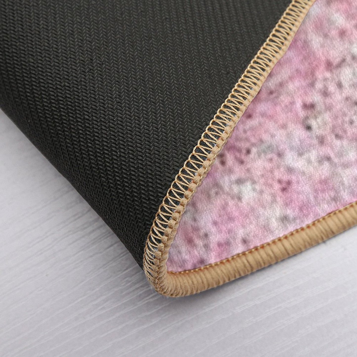 Print of Pink Glitter - ONLY, Not Reflective  Pet-Safe Bath Mat