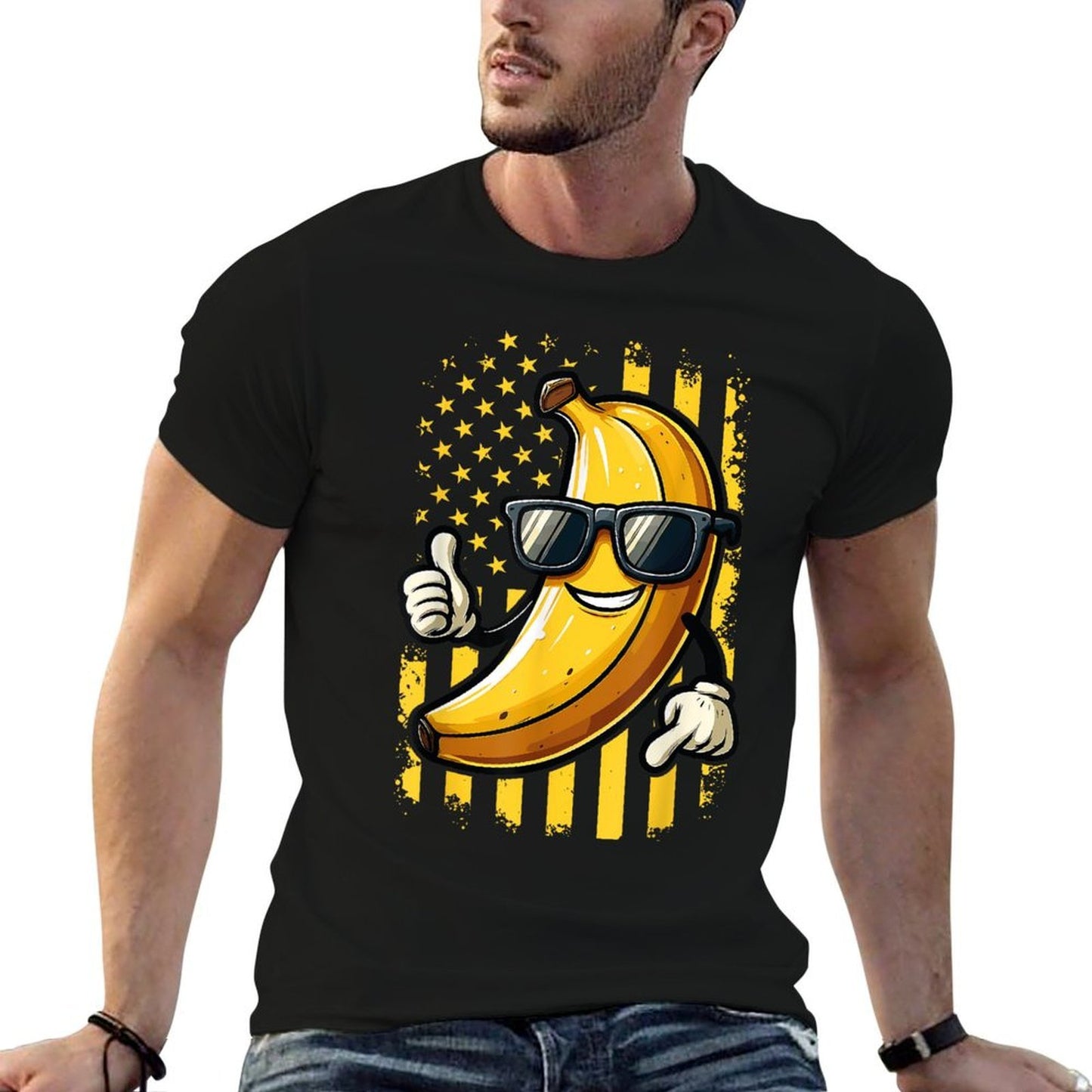 Graphic Bananas Proud Name Retro American Bananas Lover  Quick-drying T-Shirt