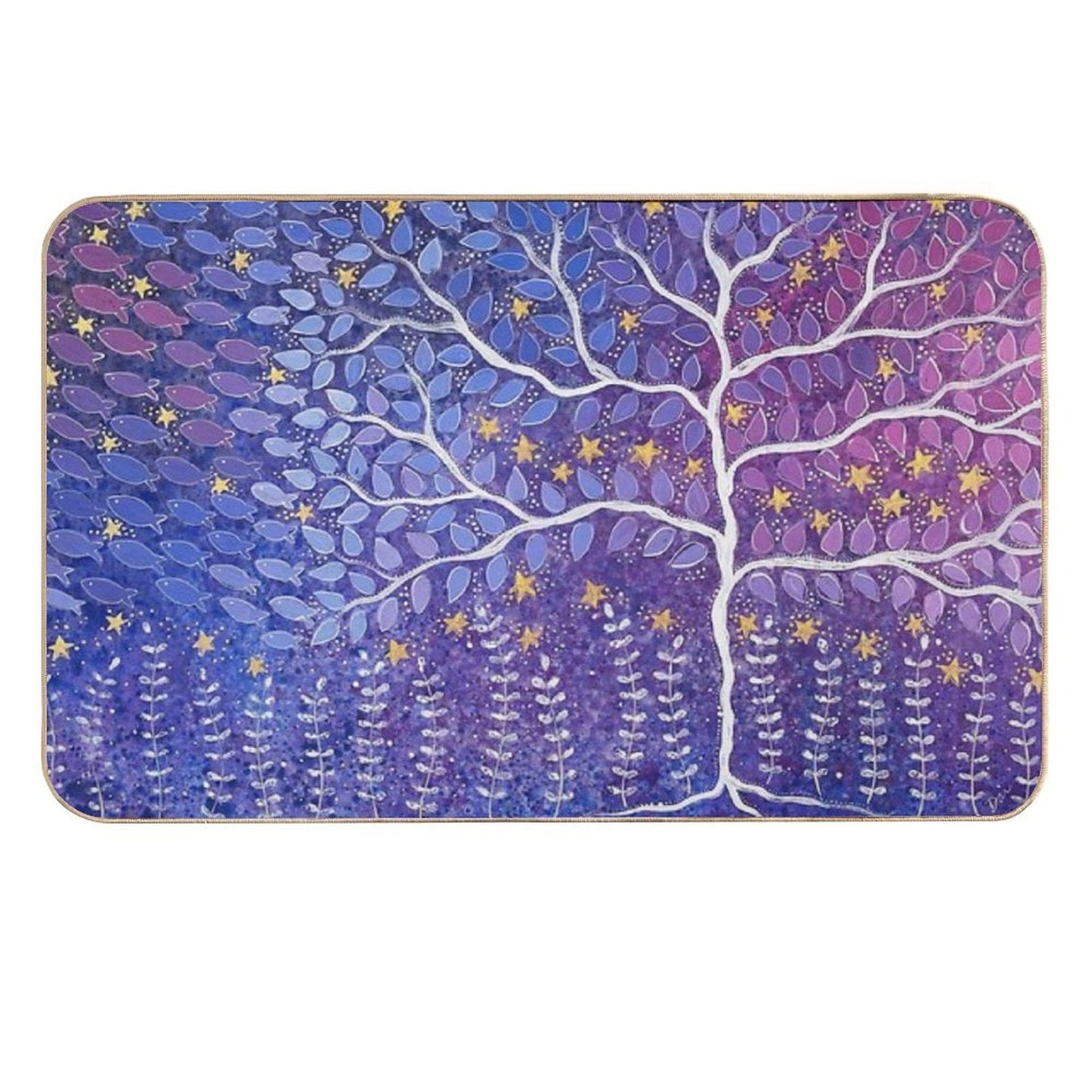 Between Two Worlds  Easy To Clean Bath Mat