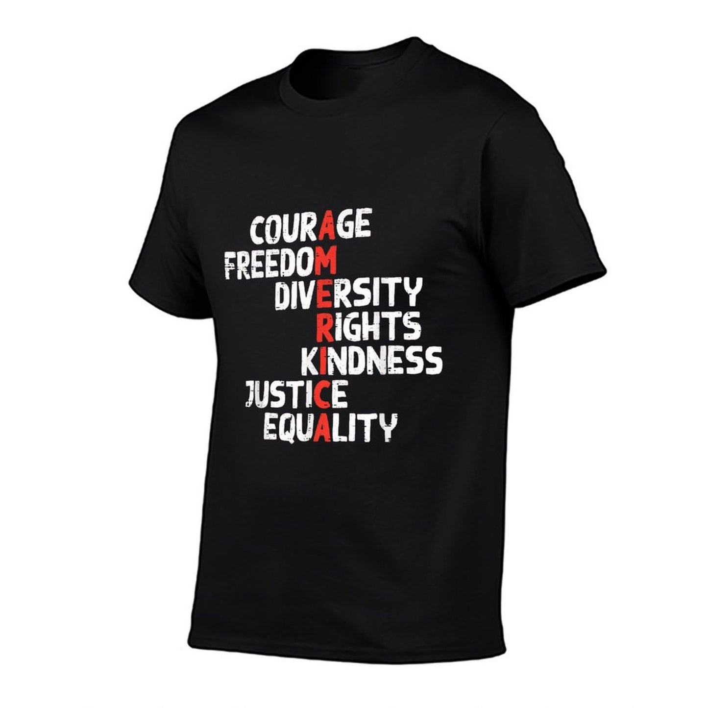 Protest America Courage Freedom Rights Resist Men Women Kids  Affordable Price T-Shirt