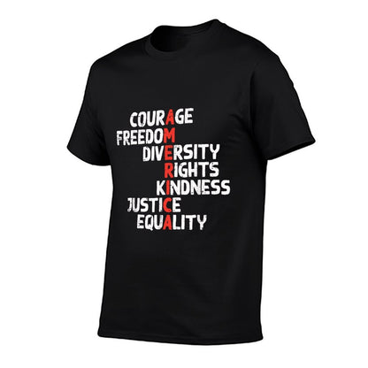 Protest America Courage Freedom Rights Resist Men Women Kids  Affordable Price T-Shirt