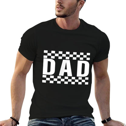Racing Birthday Party Matching Family Race Car Pit Crew Dad  Quick-drying T-Shirt