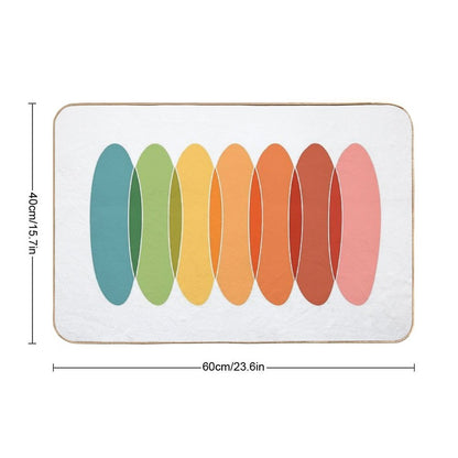 Chromatic Horizontal  High-Traffic Bath Mat