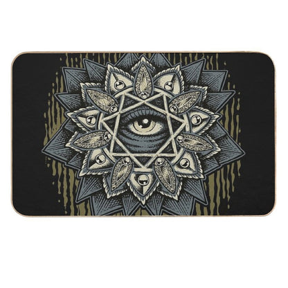 Seven Rays Eye  Stain-Proof Bath Mat