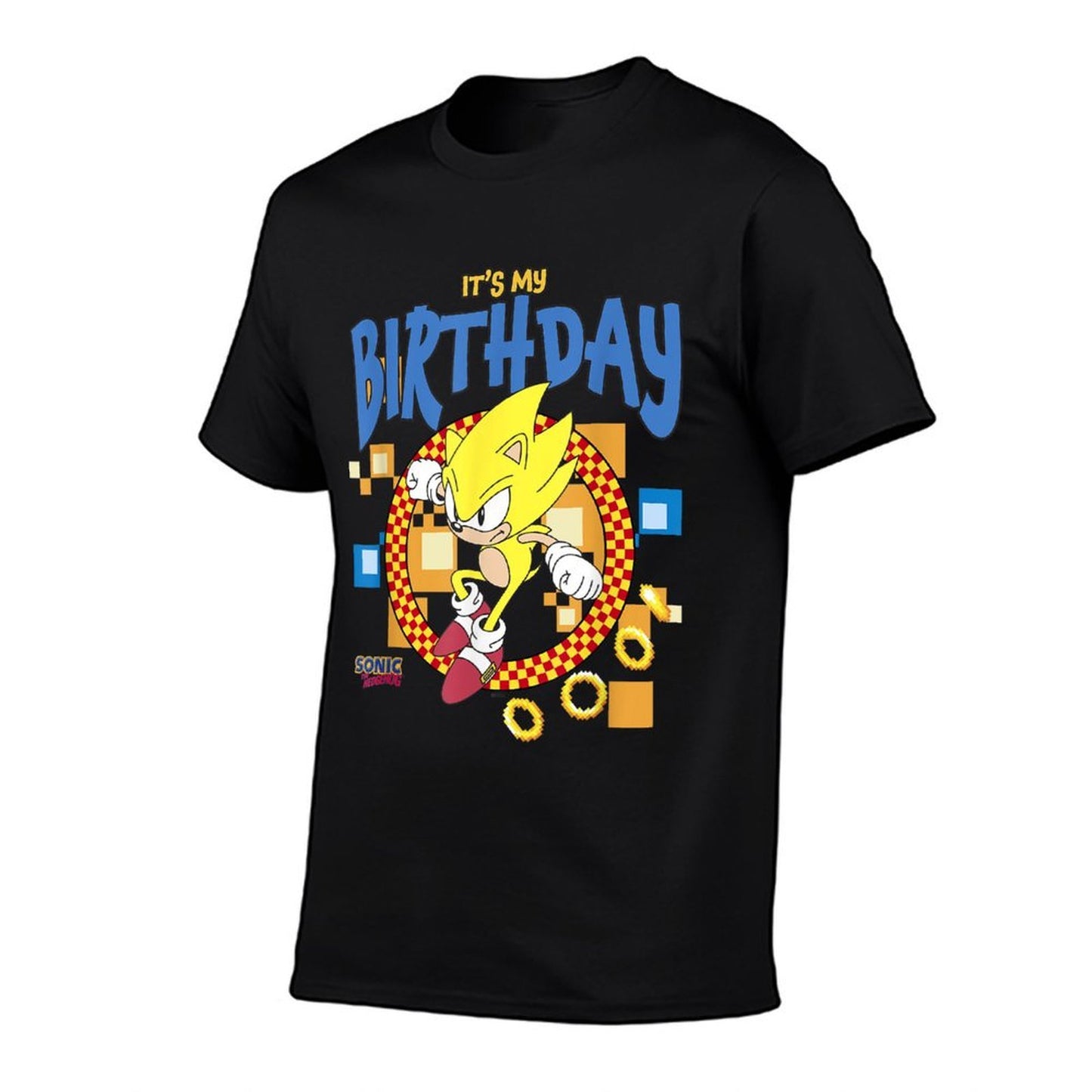 Sonic The Hedgehog Birthday It's My B-Day Super Sonic  Durable T-Shirt