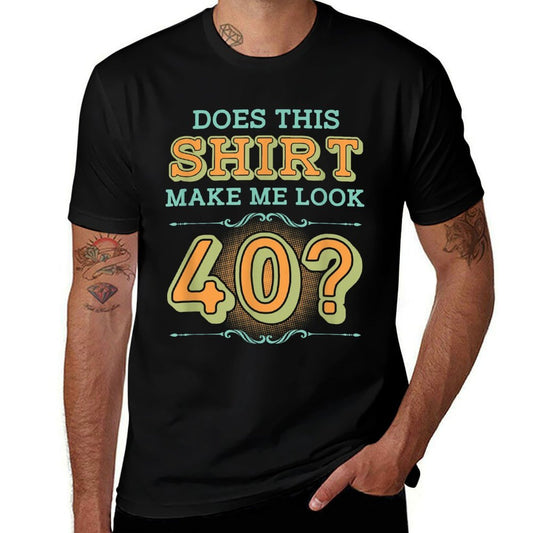 Funny Birthday GIfts 40th Birthday Cute Distressed T-  High-quality Stitching T-Shirt