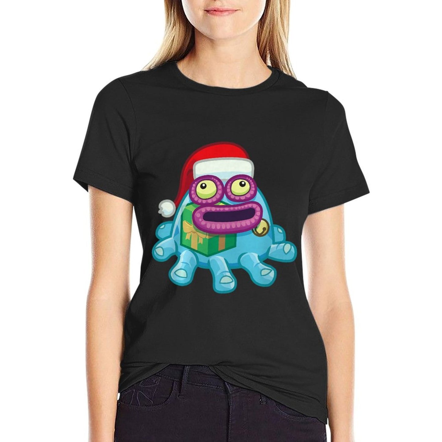 Toe Jammer Ate Christmas Premium Tri-blend  Easy-care T-Shirt