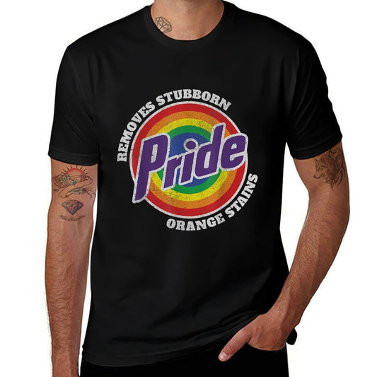 Resist Trump Remove Stubborn Orange Stains Pride Month LGBTQ Easy-care T-Shirt