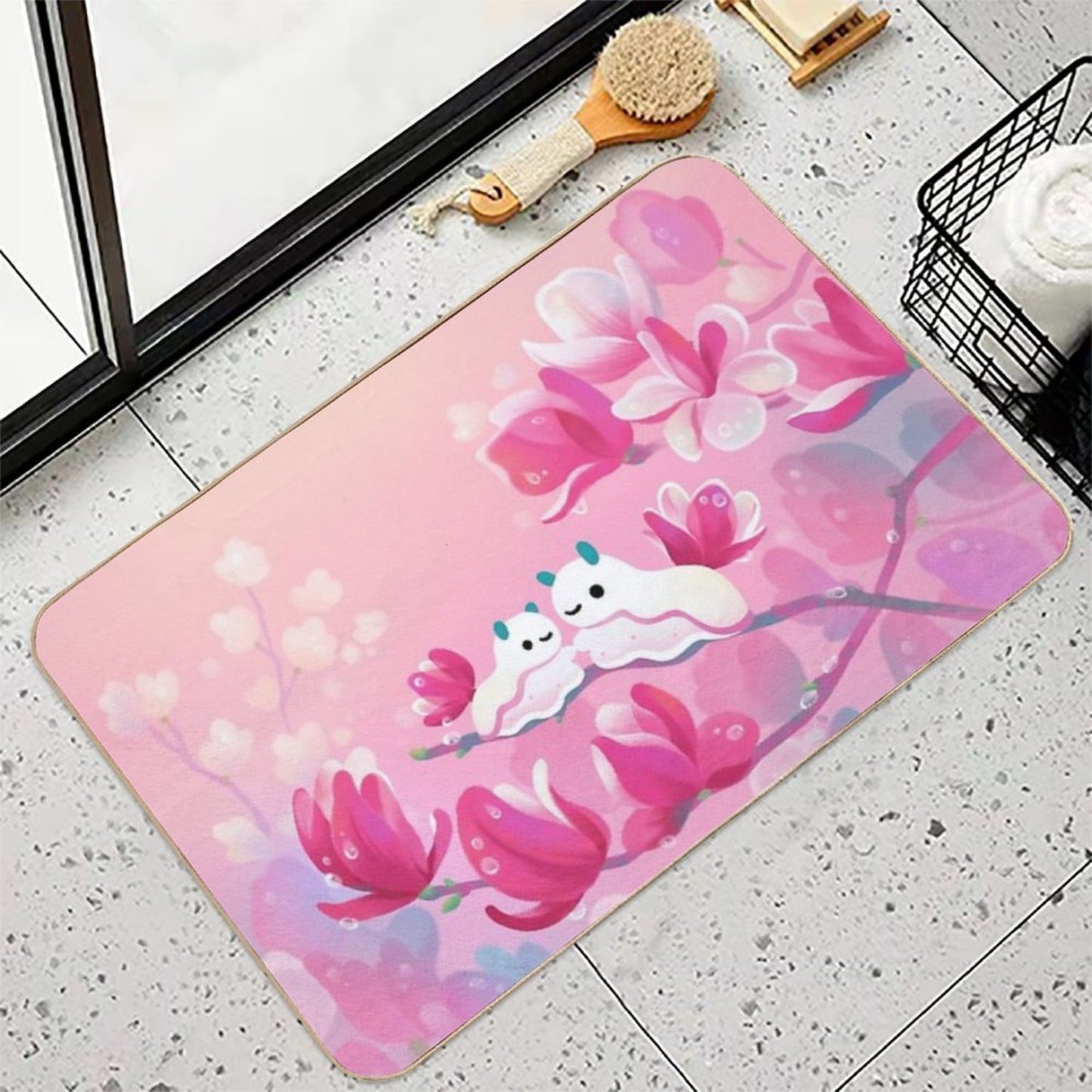 Magnolia Sea Slug  Eco-Friendly Bath Mat
