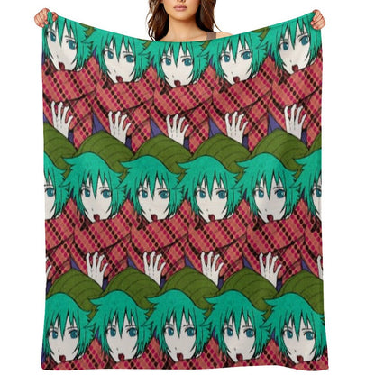 Shin Tsukimi Eco-conscious Throw Blanket