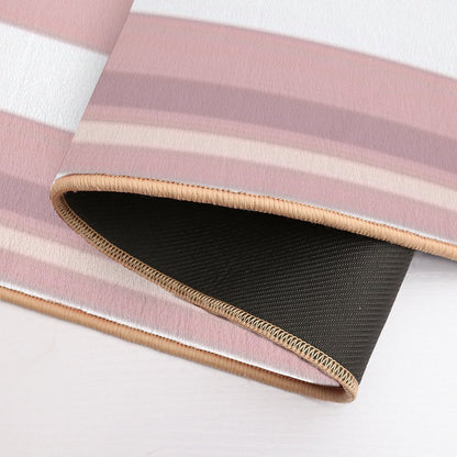 Line Art Neutral Pink  Versatile Bath Mat