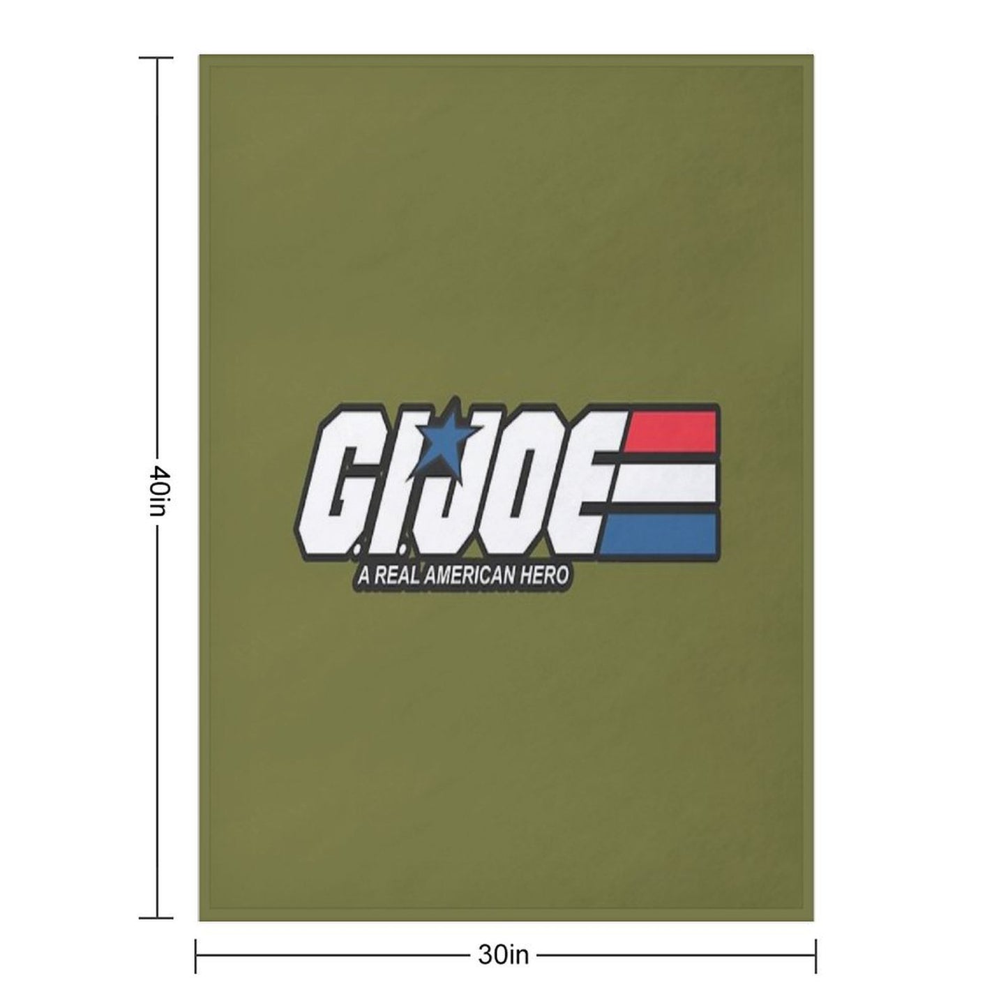 GiJoe Logo Durable Throw Blanket
