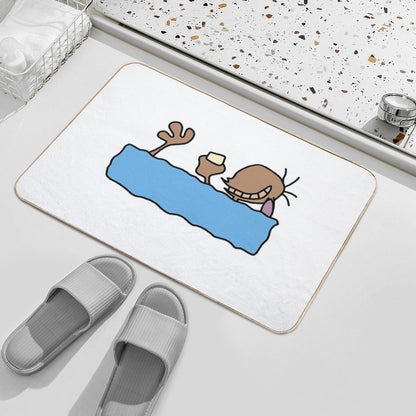 Ren's Beloved Ice-cream Bar - Ren And Stimpy  Pet-Safe Bath Mat