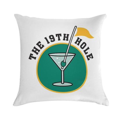 Golf 19th Hole Soft Skin-Friendly Throw Pillow
