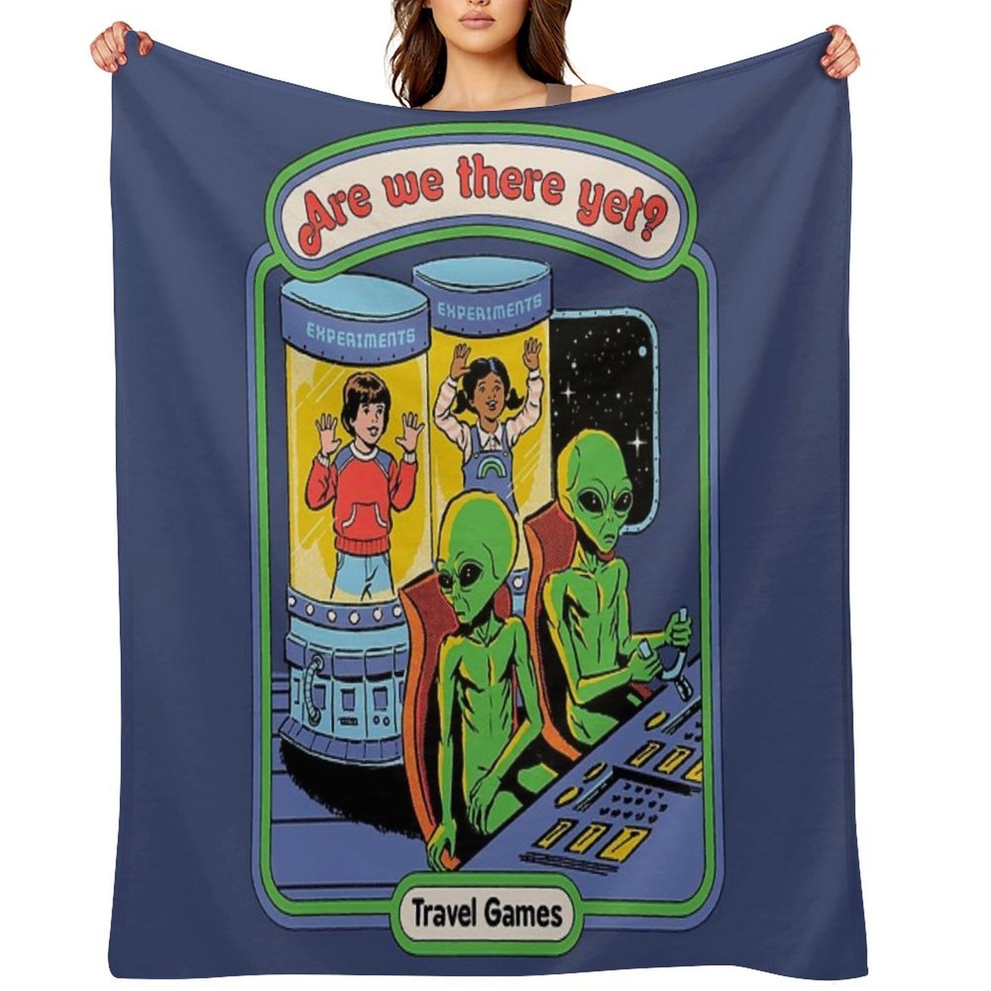Are We There Yet Machine-washable Throw Blanket