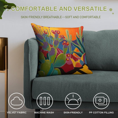 Desert LIght Soft Reinforced Edging Throw Pillow