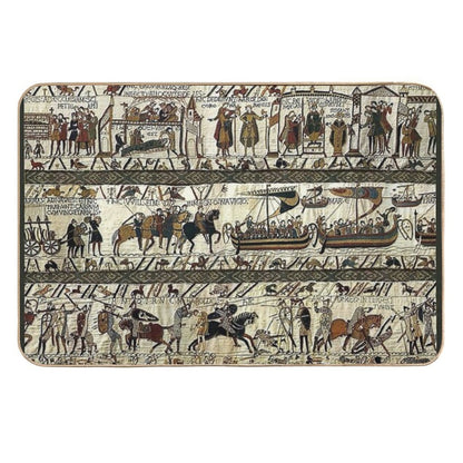 Bayeux Tapestry  Fade-Resistant Bath Mat