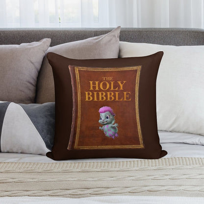 The Holy Bibble Soft High-Density Material Throw Pillow