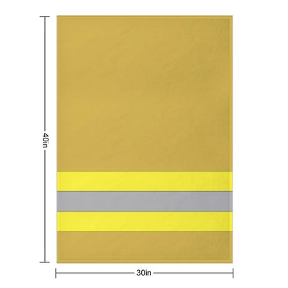 Firefighter Turnout Gear Shrink-resistant Throw Blanket