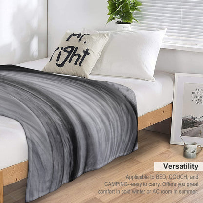 Pelican Portrait in Black And White – Wildlife Fine Art Photography Premium Throw Blanket