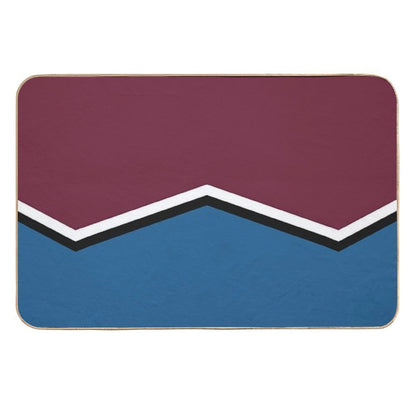 Colorado Avalanche Retro Stripes  Slip-Resistant Bath Mat