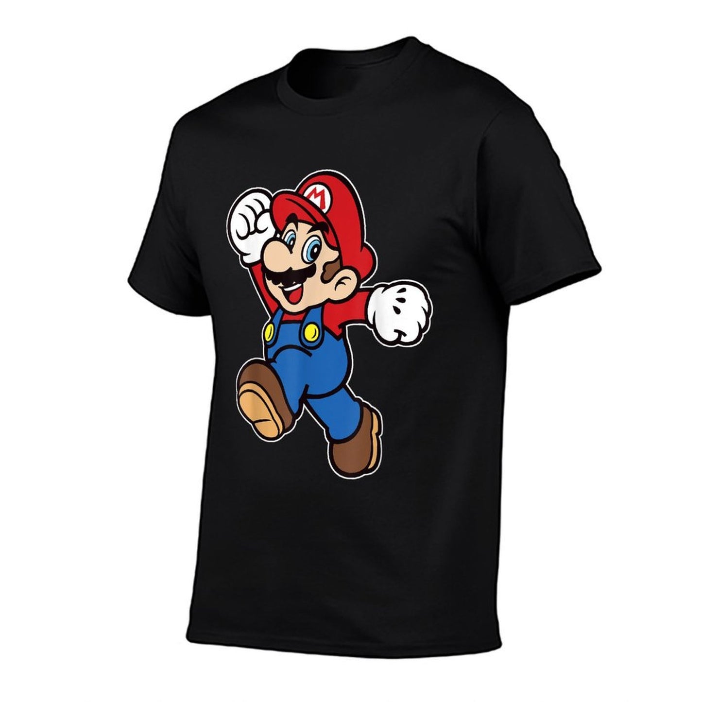 Super Mario Classic Jump Portrait  Summer-ready Fabric T-Shirt