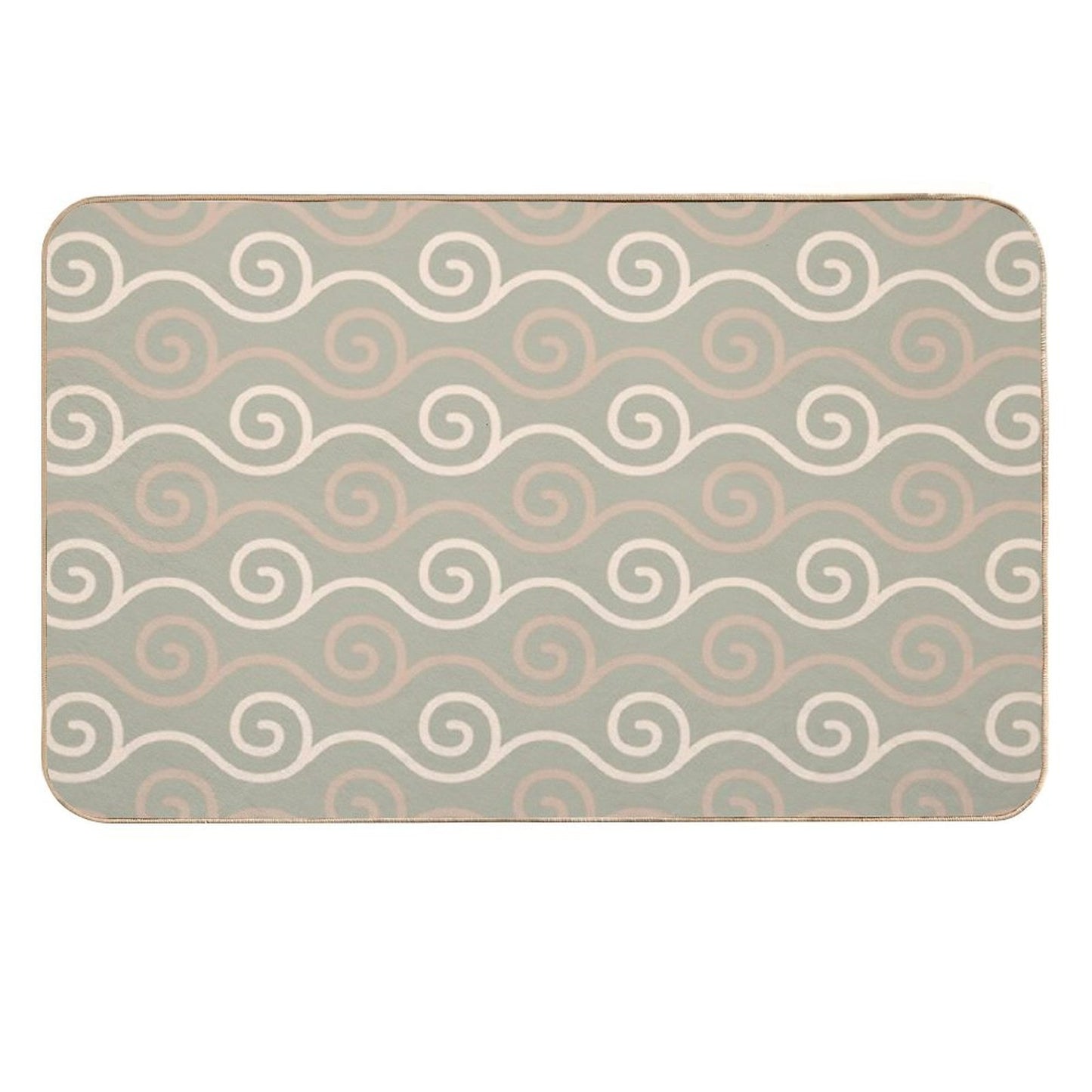 Spiral Lines  Odorless Bath Mat