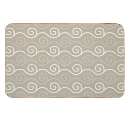 Spiral Lines  Odorless Bath Mat