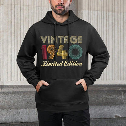83rd Birthday Gift 1940 Vintage Limited Edition 83 Years Old Layering Staple Hoodie