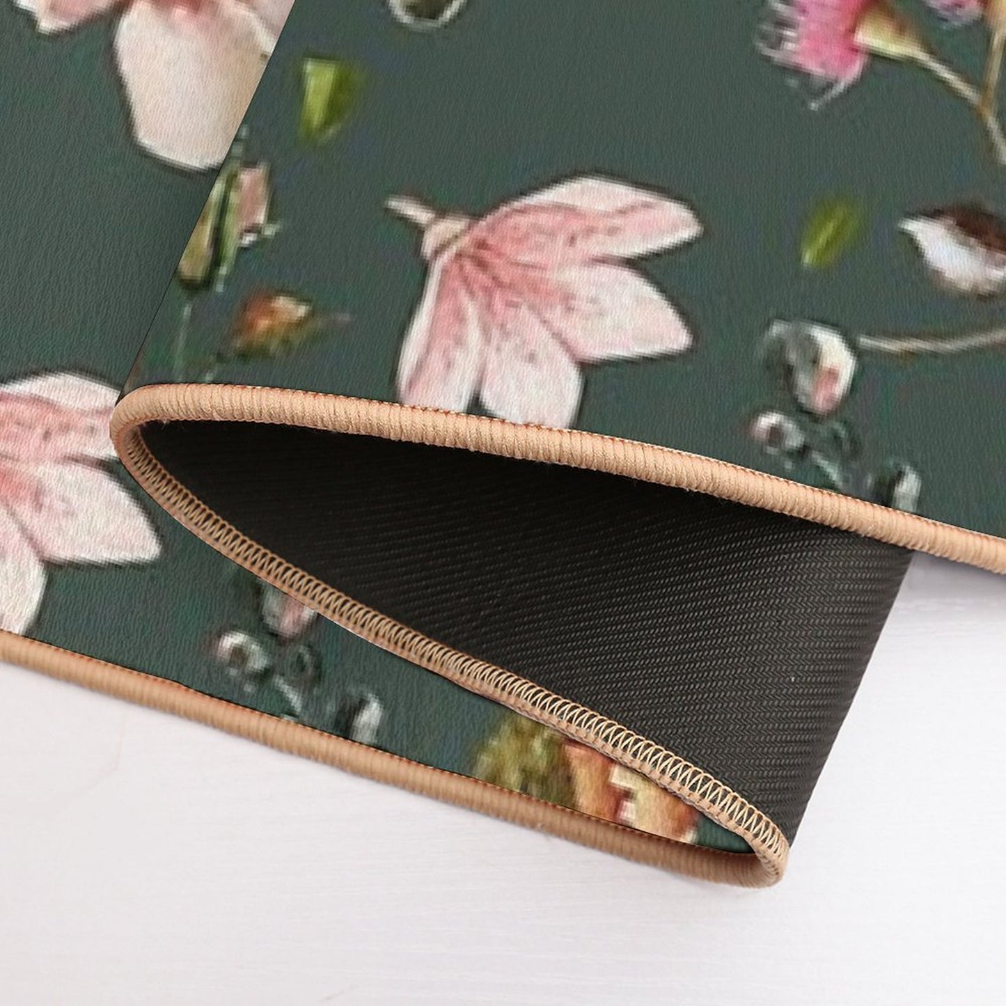 Vintage Floral Pattern  Dirt-Trapping Bath Mat