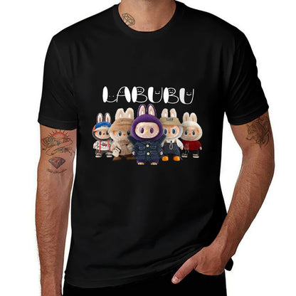 Womens Cute Labubu The Monsters Funny Labubu Lover Men Women Kids  Slim-fit Cut T-Shirt