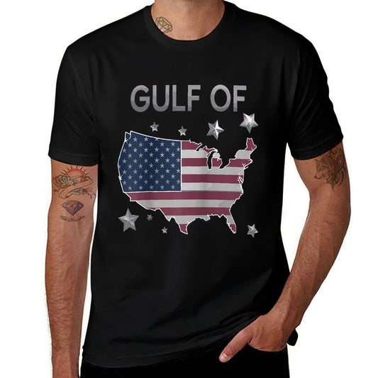 Gulf of United States of America Raglan Baseball Rolled Sleeves T-Shirt